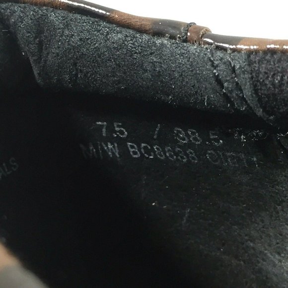 BOC Born Concept Clogs Womens 7.5 Brown Leopard Print BC8638 - Picture 3 of 12